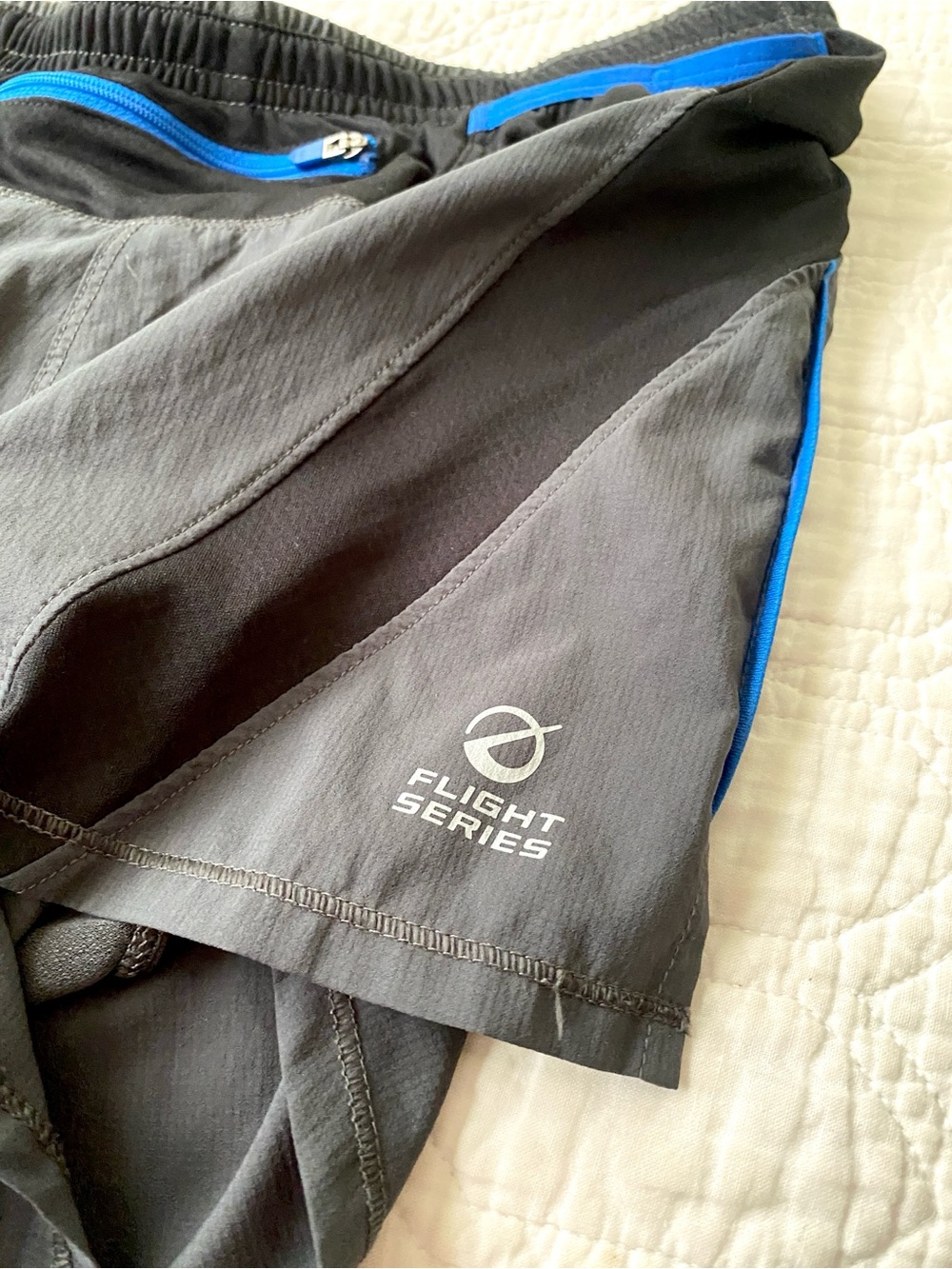 The North Face Mens Gray Lightweight Flight Series Flash Dry Running Shorts Sz M - Picture 6 of 12
